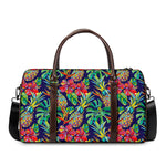 Colorful Aloha Pineapple Pattern Print Duffle Bag