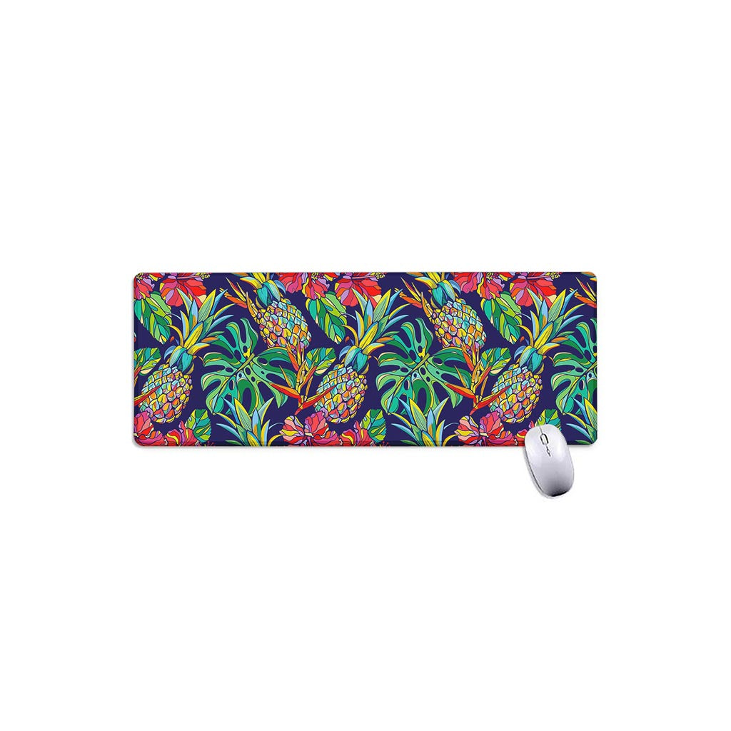Colorful Aloha Pineapple Pattern Print Extended Mouse Pad