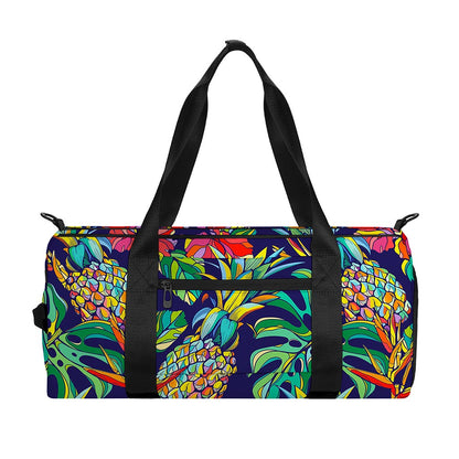Colorful Aloha Pineapple Pattern Print Gym Bag