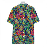 Colorful Aloha Pineapple Pattern Print Hawaiian Shirt