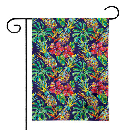 Colorful Aloha Pineapple Pattern Print House Flag