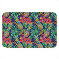Colorful Aloha Pineapple Pattern Print Indoor Door Mat