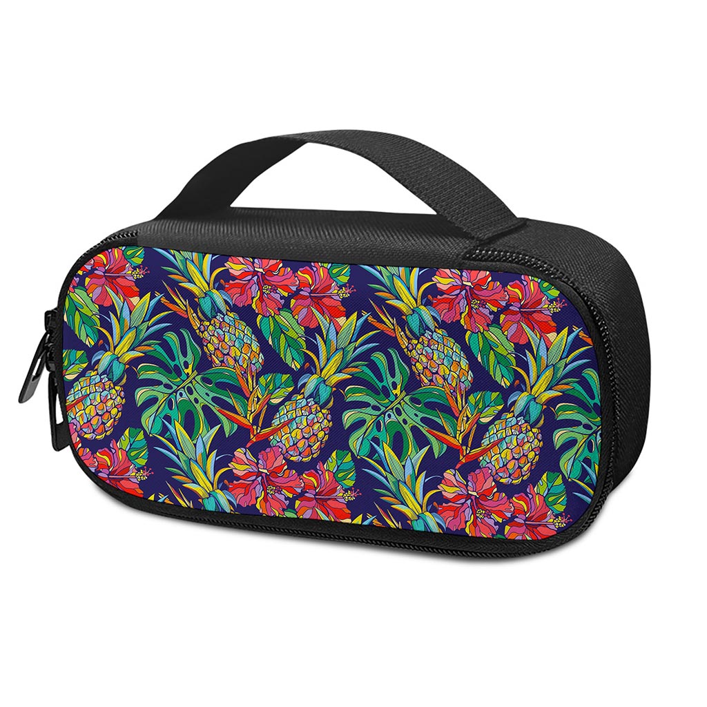 Colorful Aloha Pineapple Pattern Print Insulin Cooler Travel Case
