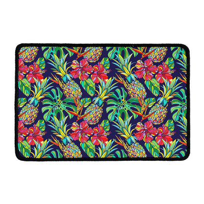 Colorful Aloha Pineapple Pattern Print Kitchen Mat