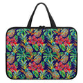 Colorful Aloha Pineapple Pattern Print Laptop Sleeve With Handle