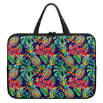Colorful Aloha Pineapple Pattern Print Laptop Sleeve With Handle