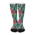 Colorful Aloha Pineapple Pattern Print Long Socks