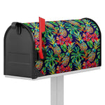 Colorful Aloha Pineapple Pattern Print Mailbox Cover