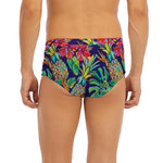 Colorful Aloha Pineapple Pattern Print Men's Briefs