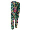 Colorful Aloha Pineapple Pattern Print Men's Compression Pants