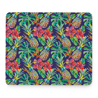 Colorful Aloha Pineapple Pattern Print Mouse Pad