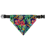 Colorful Aloha Pineapple Pattern Print Over The Collar Dog Bandana