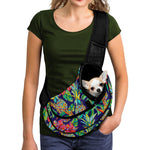 Colorful Aloha Pineapple Pattern Print Pet Sling Carrier