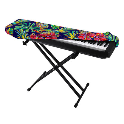 Colorful Aloha Pineapple Pattern Print Piano Keyboard Cover
