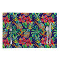 Colorful Aloha Pineapple Pattern Print Placemat