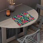 Colorful Aloha Pineapple Pattern Print Placemat