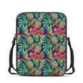 Colorful Aloha Pineapple Pattern Print Rectangular Crossbody Bag