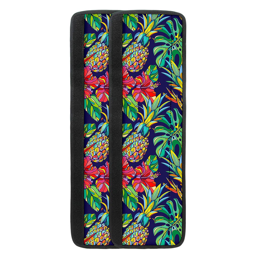 Colorful Aloha Pineapple Pattern Print Refrigerator Handle Covers