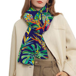 Colorful Aloha Pineapple Pattern Print Scarf