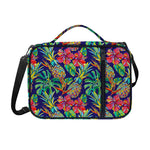 Colorful Aloha Pineapple Pattern Print Shoulder Strap Bible Bag