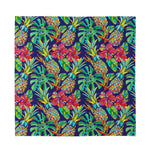 Colorful Aloha Pineapple Pattern Print Silk Bandana