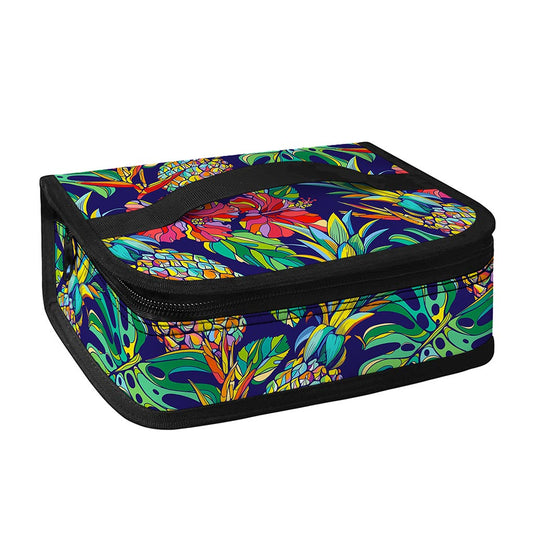 Colorful Aloha Pineapple Pattern Print Small Lunch Bag