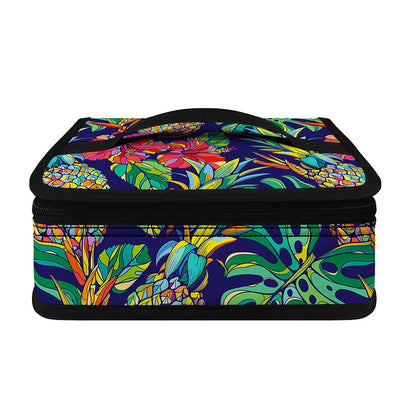 Colorful Aloha Pineapple Pattern Print Small Lunch Bag