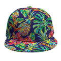 Colorful Aloha Pineapple Pattern Print Snapback Cap