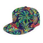 Colorful Aloha Pineapple Pattern Print Snapback Cap