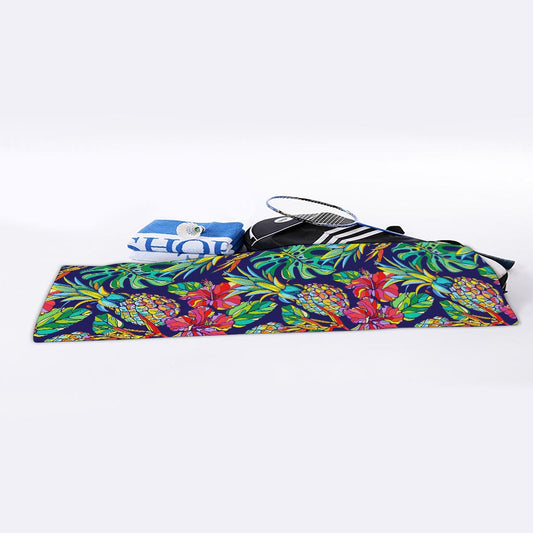 Colorful Aloha Pineapple Pattern Print Sports Towel