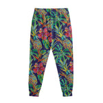 Colorful Aloha Pineapple Pattern Print Sweatpants