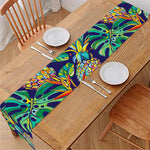 Colorful Aloha Pineapple Pattern Print Table Runner