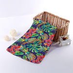 Colorful Aloha Pineapple Pattern Print Towel