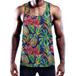 Colorful Aloha Pineapple Pattern Print Training Tank Top