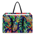 Colorful Aloha Pineapple Pattern Print Utility Tote Bag