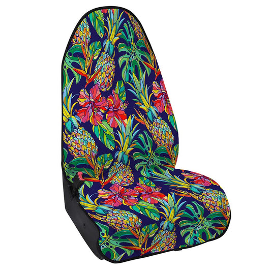Colorful Aloha Pineapple Pattern Print Waterproof Car Seat Cover