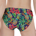 Colorful Aloha Pineapple Pattern Print Women's Panties