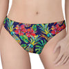 Colorful Aloha Pineapple Pattern Print Women's Thong