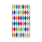Colorful Argyle Pattern Print Baby Crib Sheet