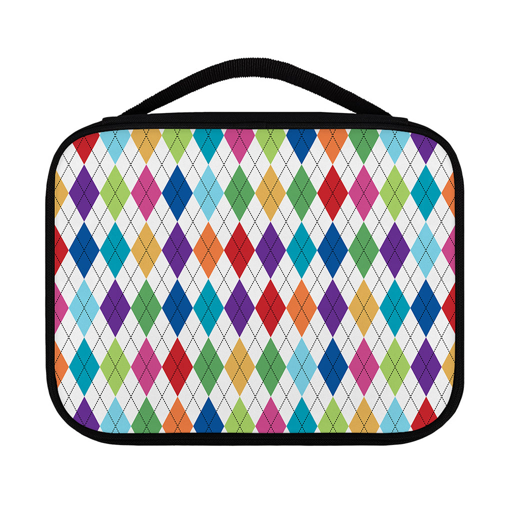 Colorful Argyle Pattern Print Classic Bible Case