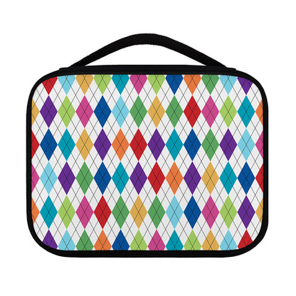 Colorful Argyle Pattern Print Classic Bible Case