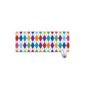 Colorful Argyle Pattern Print Extended Mouse Pad