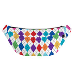 Colorful Argyle Pattern Print Fanny Pack