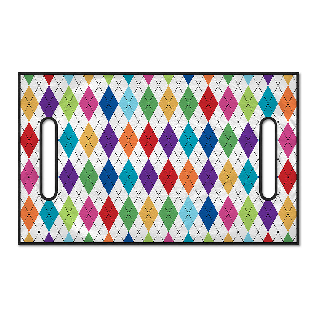 Colorful Argyle Pattern Print Golf Cart Seat Cover