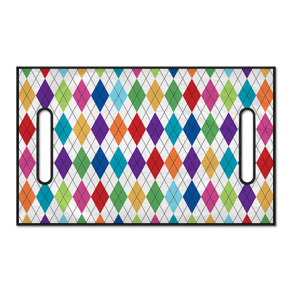 Colorful Argyle Pattern Print Golf Cart Seat Cover