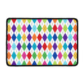 Colorful Argyle Pattern Print Kitchen Mat