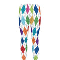 Colorful Argyle Pattern Print Men's Leggings