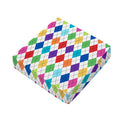 Colorful Argyle Pattern Print Outdoor Seat Cushion Cover