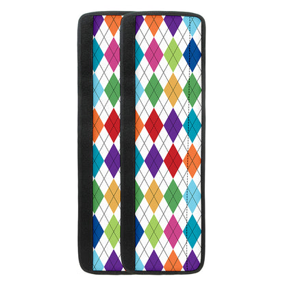 Colorful Argyle Pattern Print Refrigerator Handle Covers