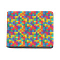 Colorful Autism Awareness Jigsaw Print Bifold Wallet